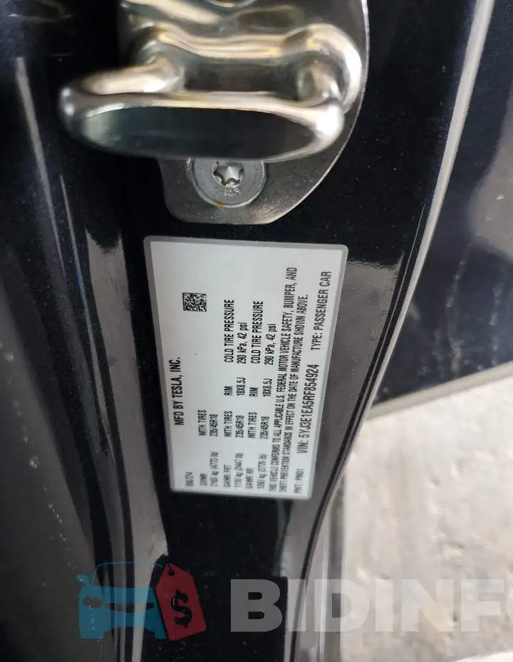 5YJ3E1EA5RF854924 Photo# 12