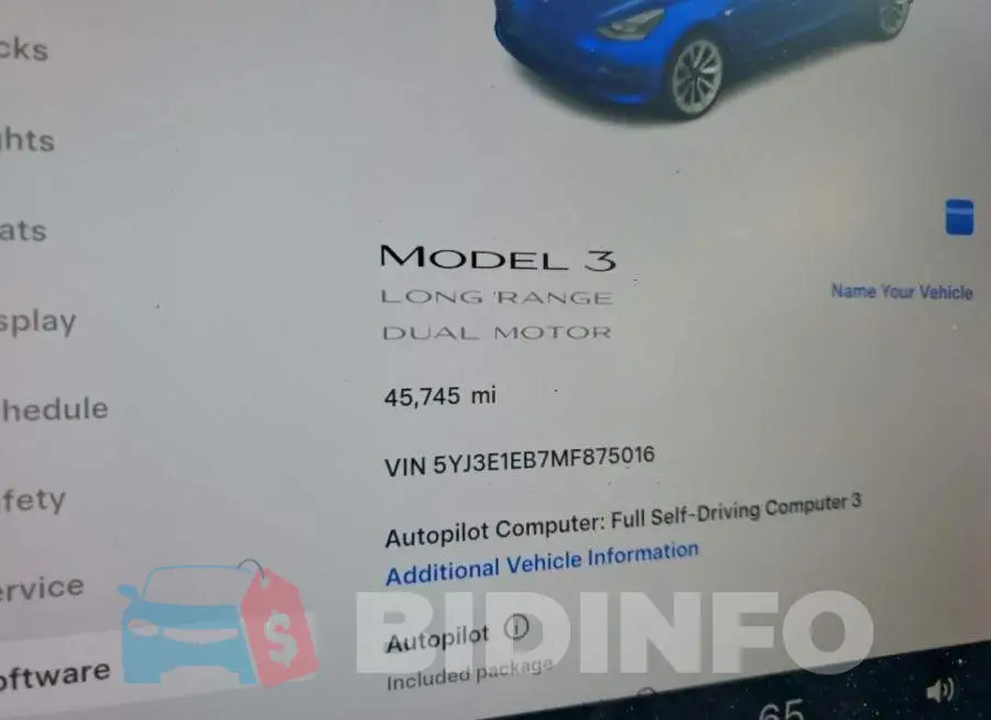 5YJ3E1EB7MF875016 Photo# 9