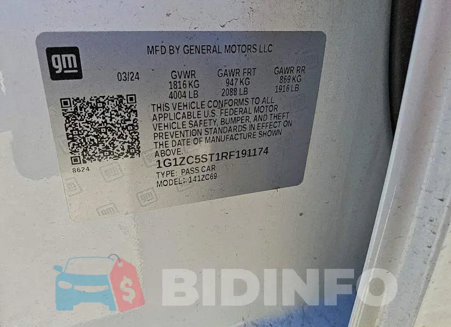 1G1ZC5ST1RF191174 Photo# 12