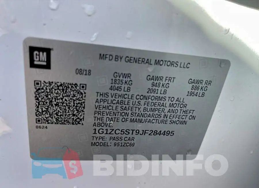 1G1ZC5ST9JF284495 Photo# 10
