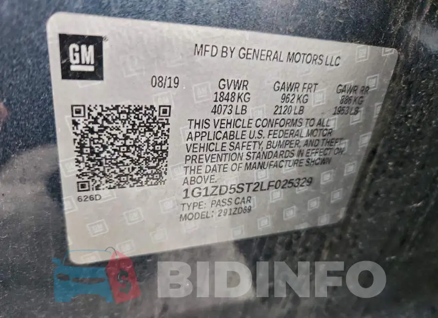 1G1ZD5ST2LF025329 Photo# 12