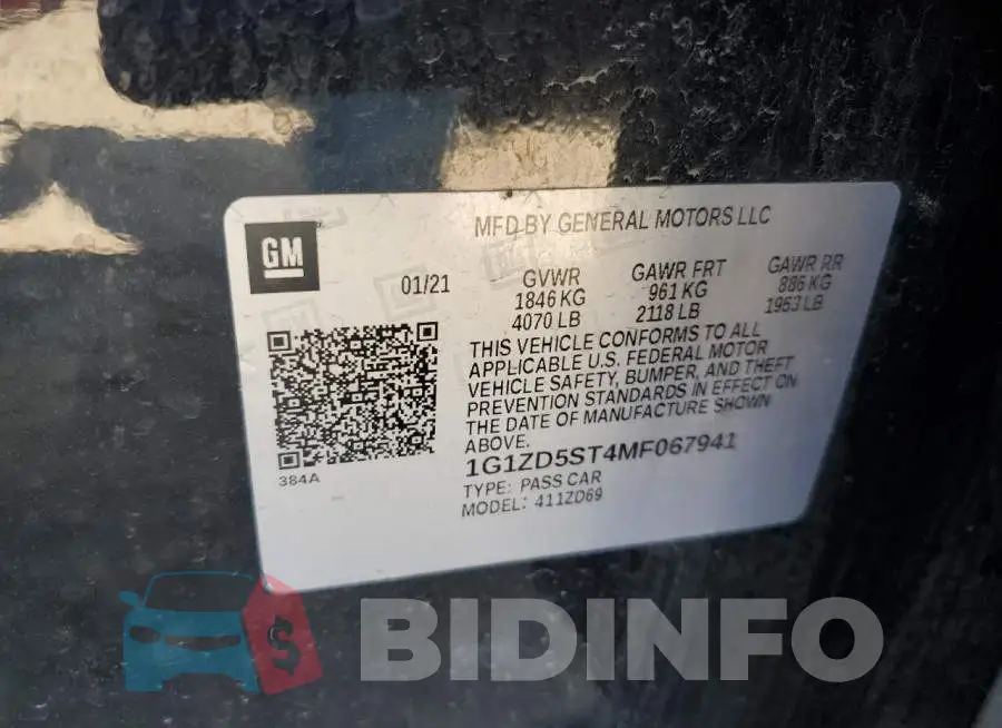 1G1ZD5ST4MF067941 Photo# 12