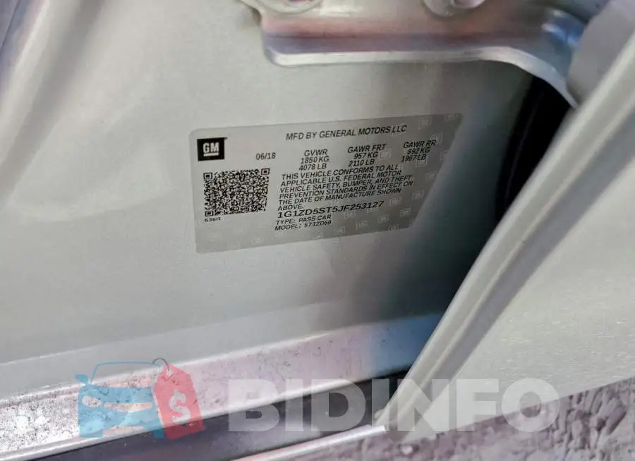 1G1ZD5ST5JF253127 Photo# 12