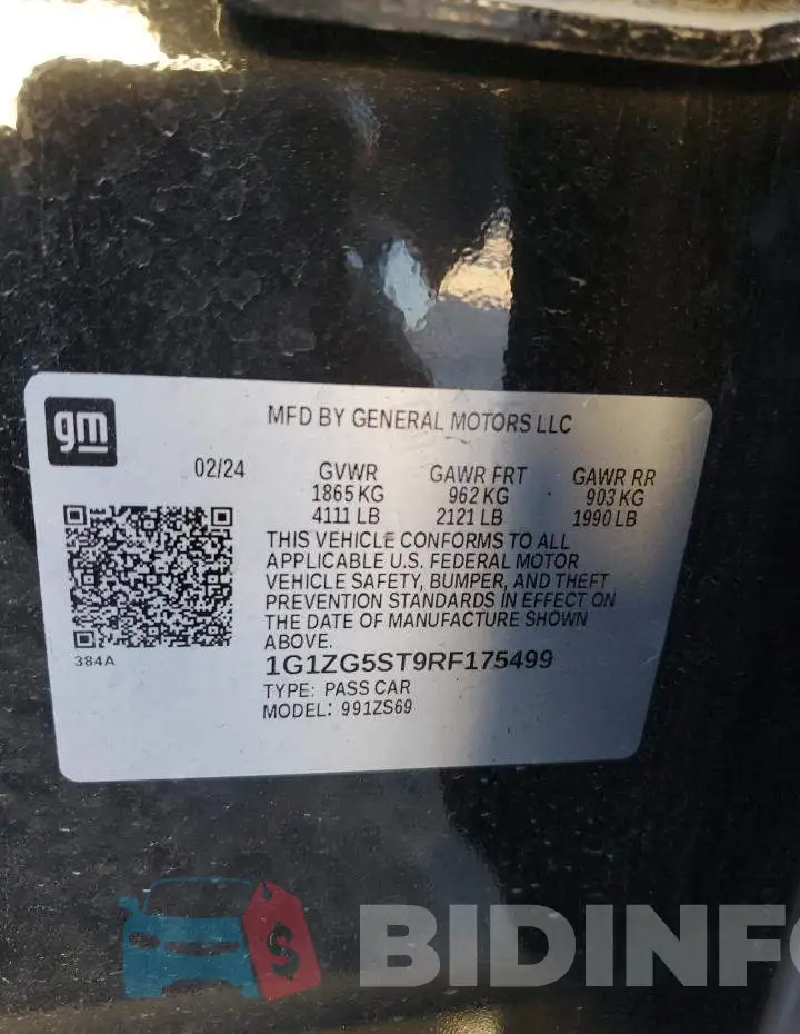 1G1ZG5ST9RF175499 Photo# 12