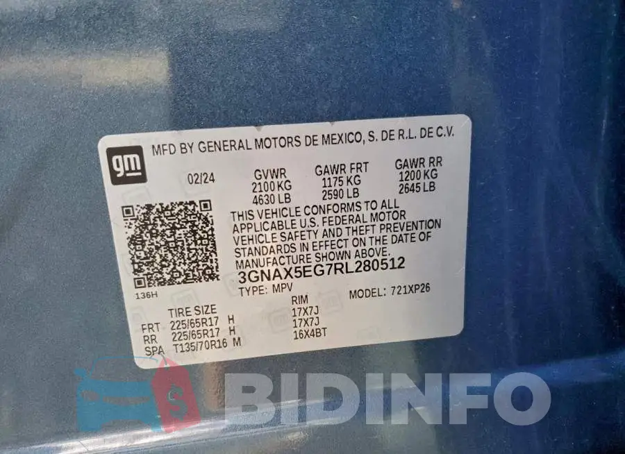 3GNAX5EG7RL280512 Photo# 14