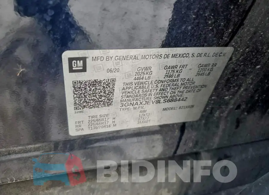 3GNAXJEV8LS688442 Photo# 12