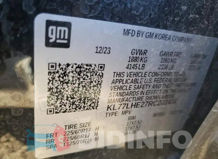 KL77LHE27RC203488 Photo# 14