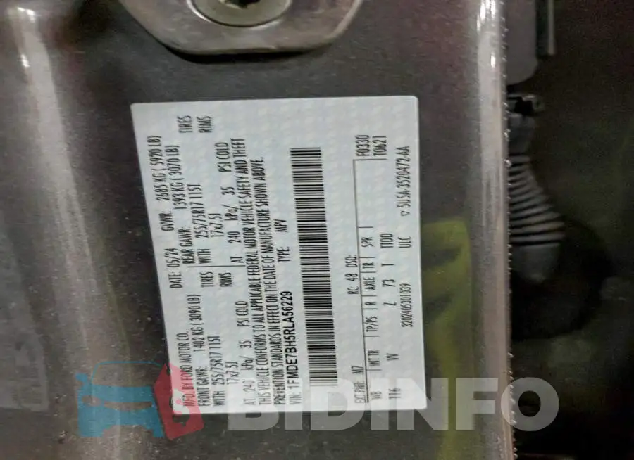 1FMDE7BH5RLA56229 Photo# 13