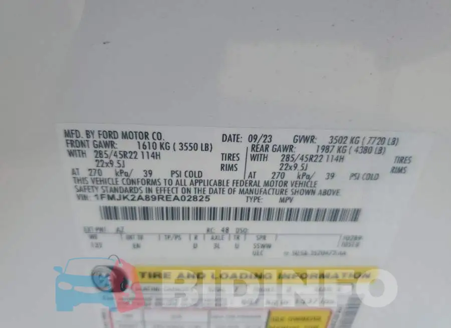 1FMJK2A89REA02825 Photo# 12