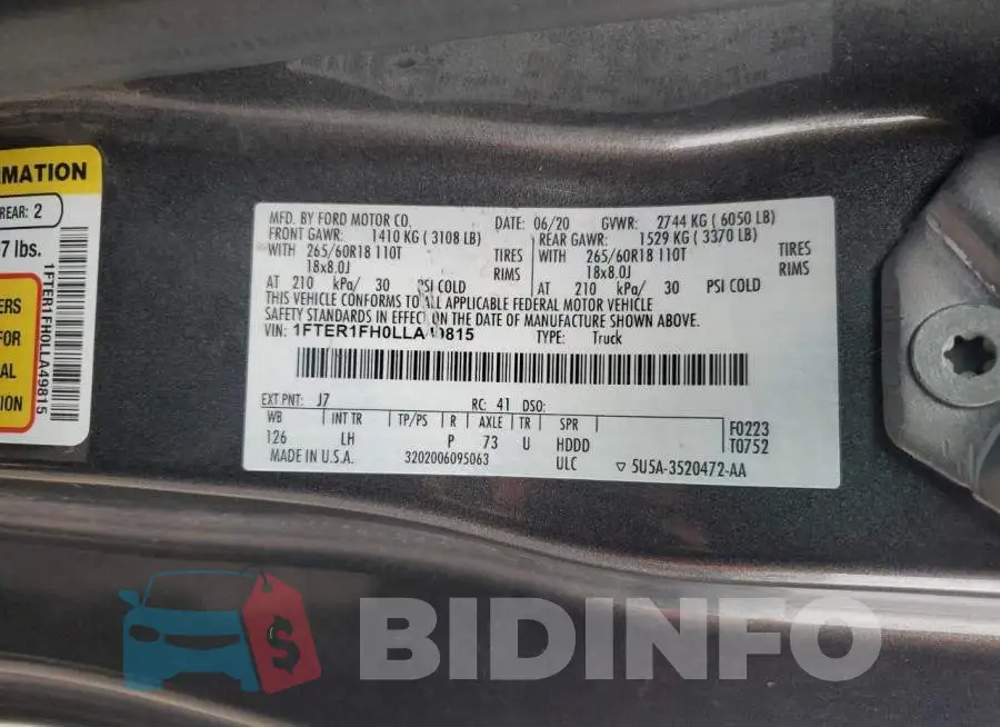 1FTER1FH0LLA49815 Photo# 12