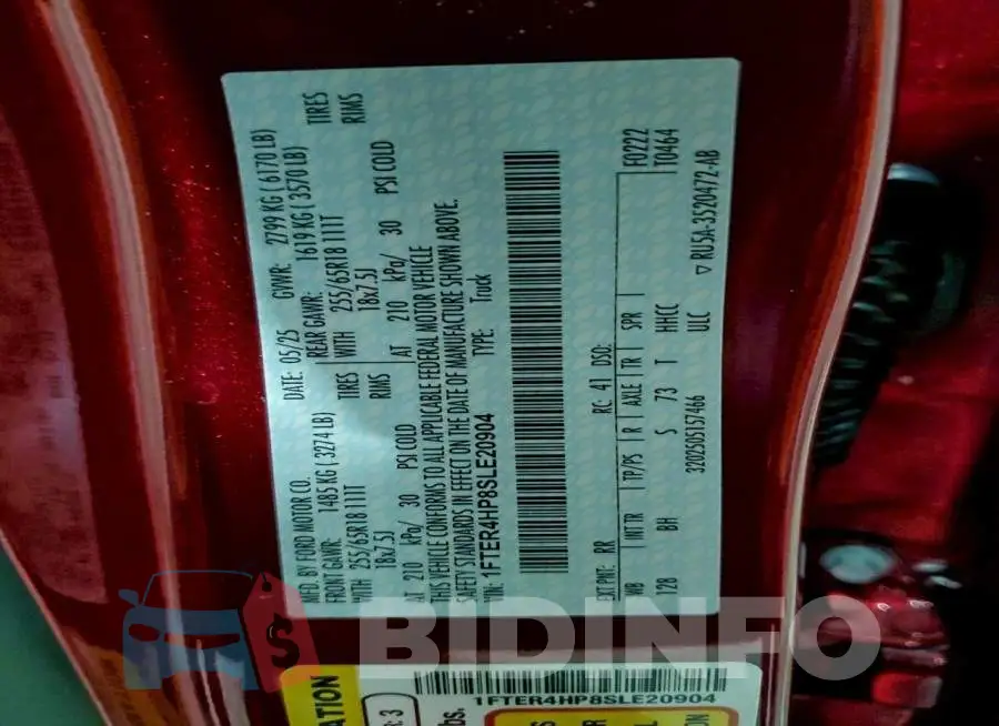 1FTER4HP8SLE20904 Photo# 12