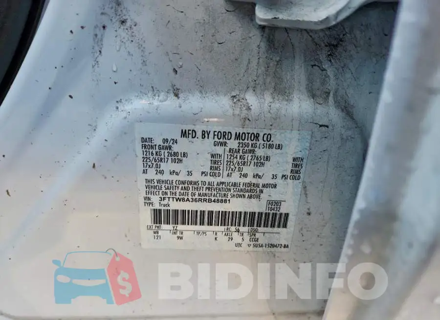 3FTTW8A36RRB48881 Photo# 12