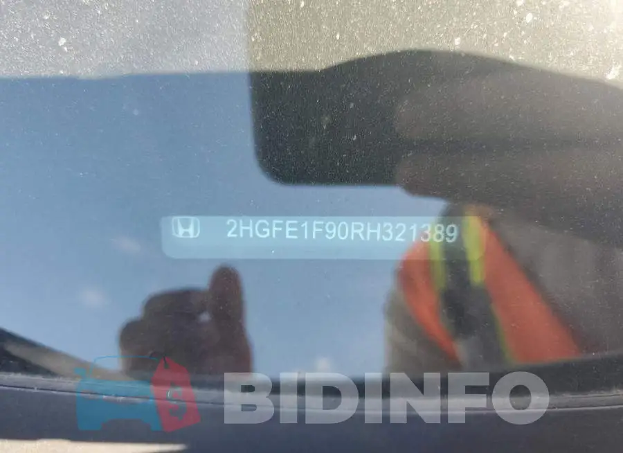 2HGFE1F90RH321389 Photo# 12