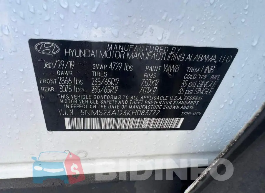 5NMS23AD3KH083772 Photo# 10