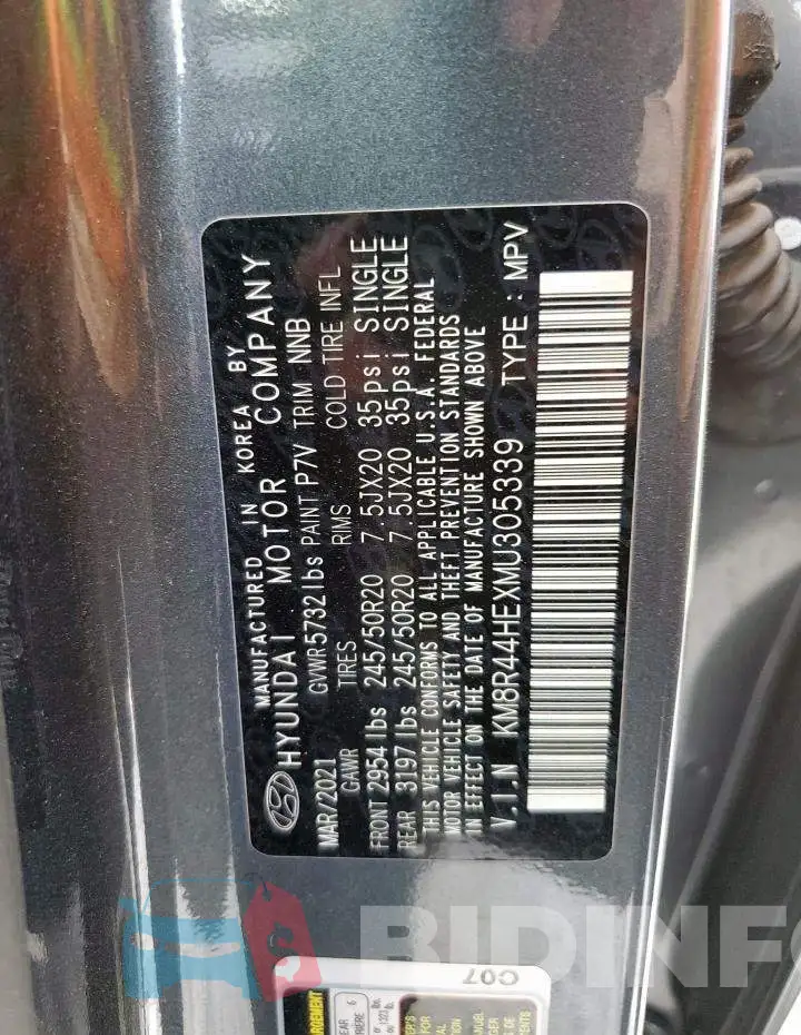 KM8R44HEXMU305339 Photo# 13