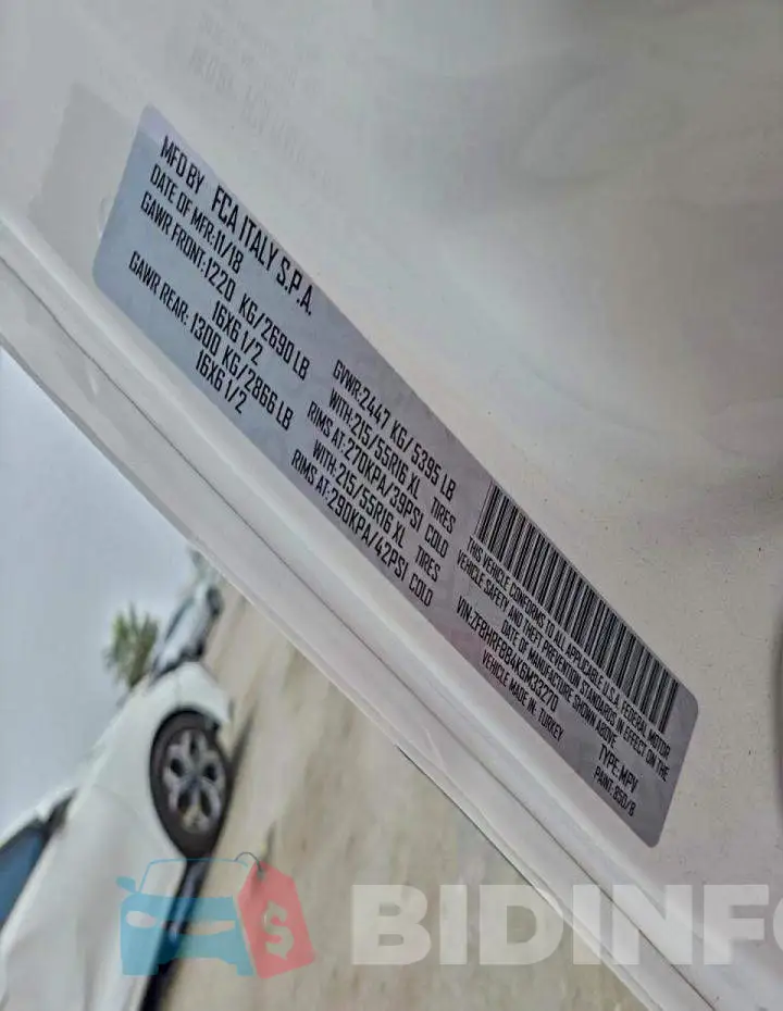 ZFBHRFBB4K6M33270 Photo# 14