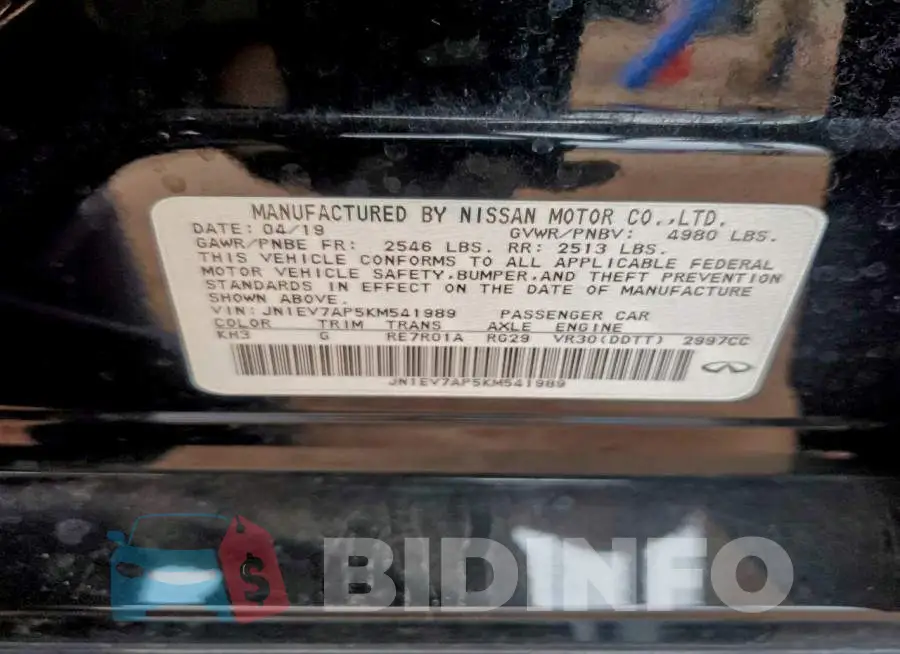 JN1EV7AP5KM541989 Photo# 13