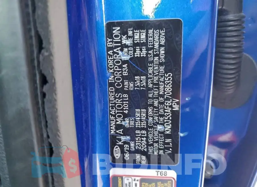 KNDJ53AF6L7086355 Photo# 12