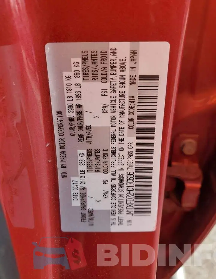 JM1DKFD72H0170636 Photo# 14