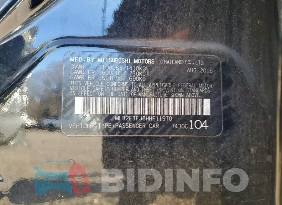 ML32F3FJ8HHF11970 Photo# 12