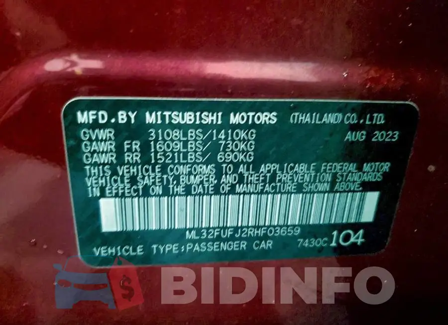 ML32FUFJ2RHF03659 Photo# 12