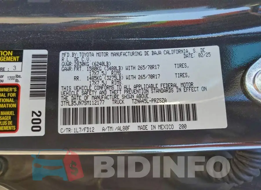 3TMLB5JN7SM112177 Photo# 13