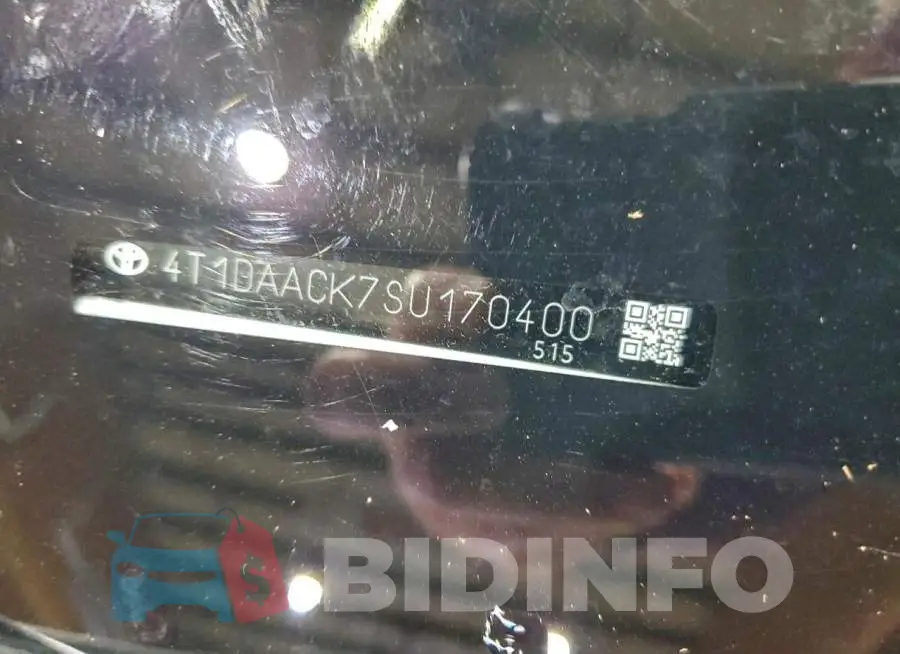 4T1DAACK7SU170400 Photo# 12