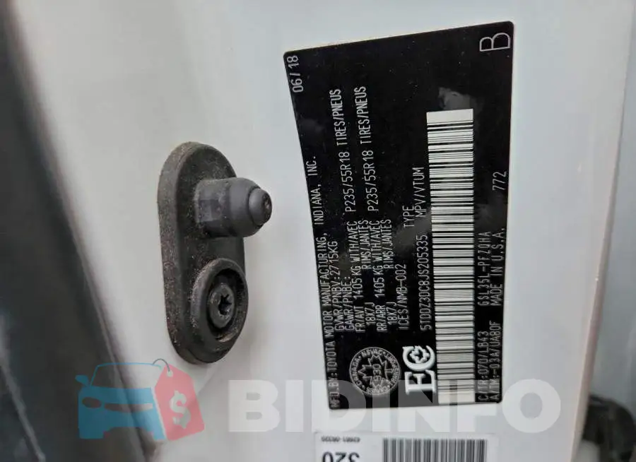 5TDDZ3DC8JS205335 Photo# 14