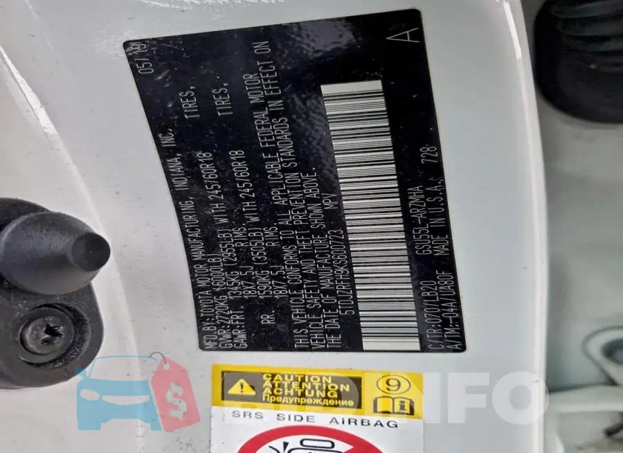 5TDJZRFH9KS600723 Photo# 13
