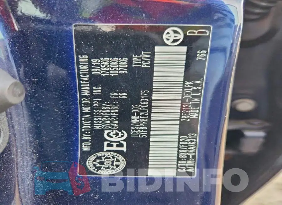 5YFBPRBE2LP063175 Photo# 12