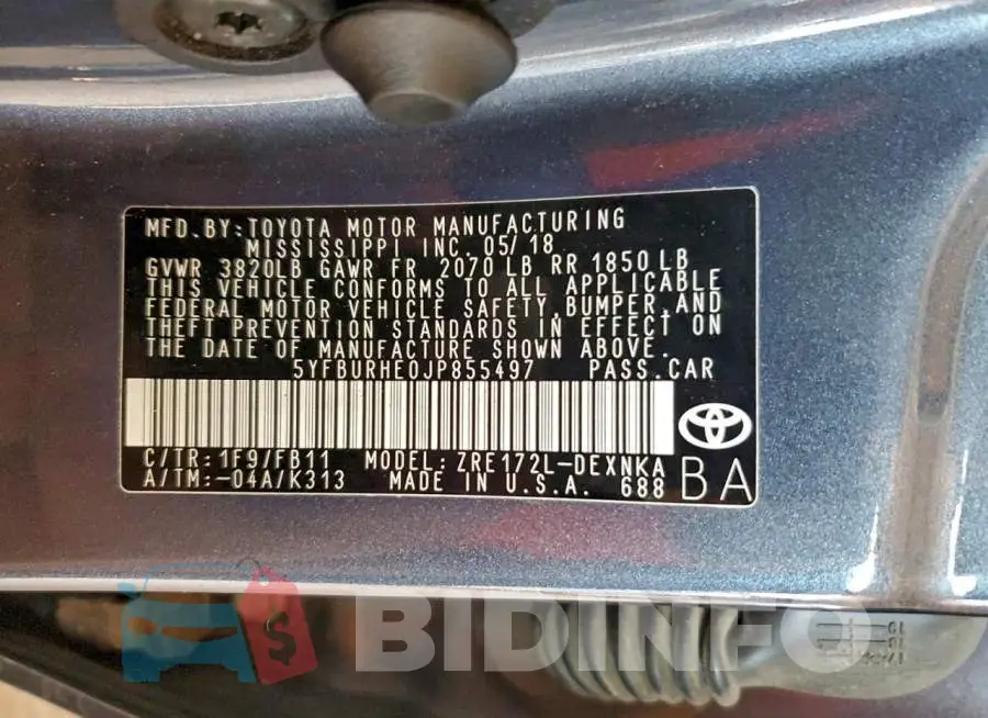 5YFBURHE0JP855497 Photo# 12