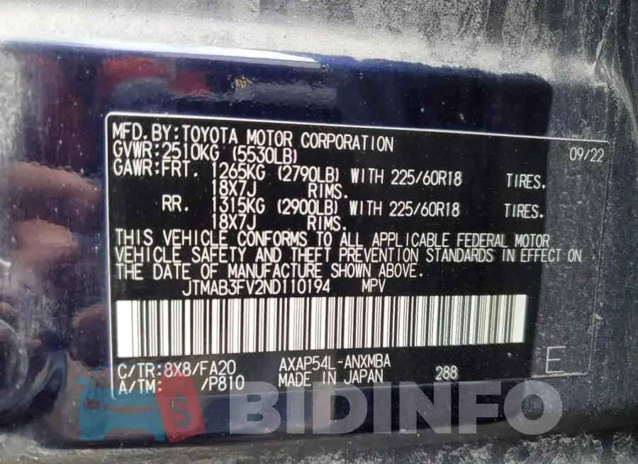 JTMAB3FV2ND110194 Photo# 12