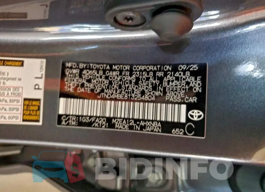 JTND4MBE8T3254804 Photo# 13