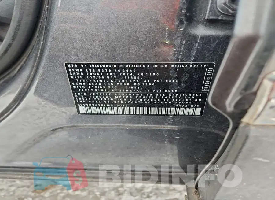 3VV2B7AX5LM029018 Photo# 13