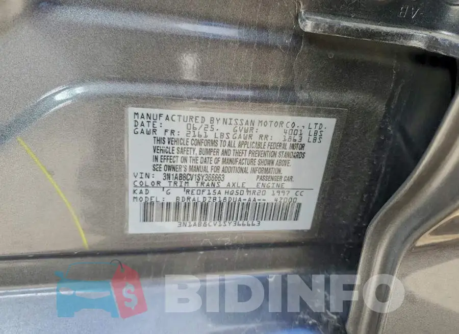 3N1AB8CV1SY366663 Photo# 12