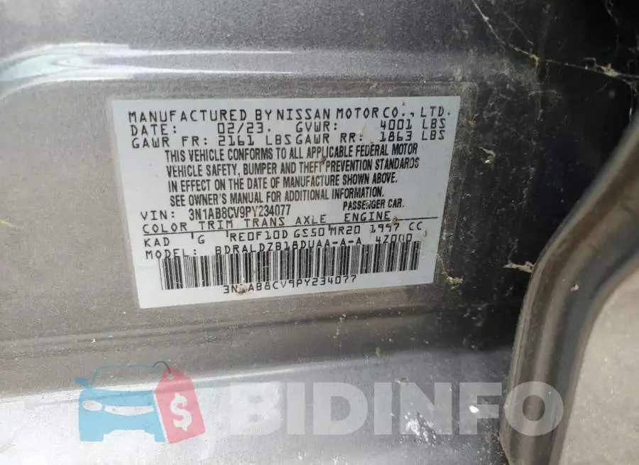 3N1AB8CV9PY234077 Photo# 12