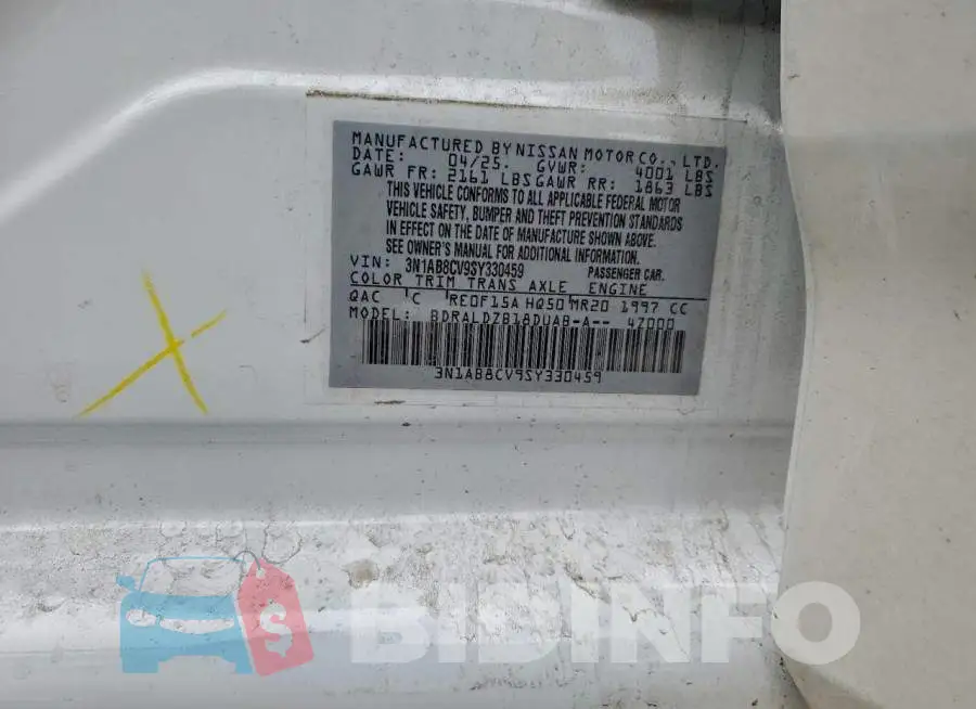 3N1AB8CV9SY330459 Photo# 12