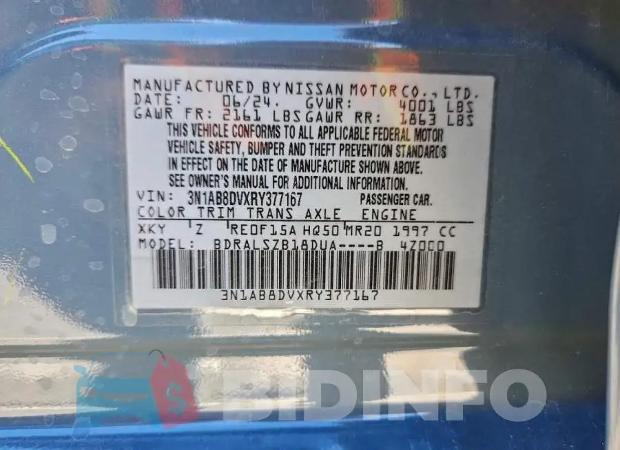 3N1AB8DVXRY377167 Photo# 12