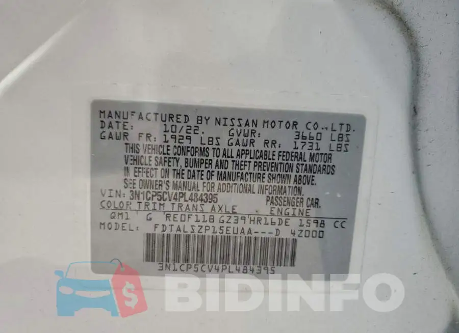 3N1CP5CV4PL484395 Photo# 12