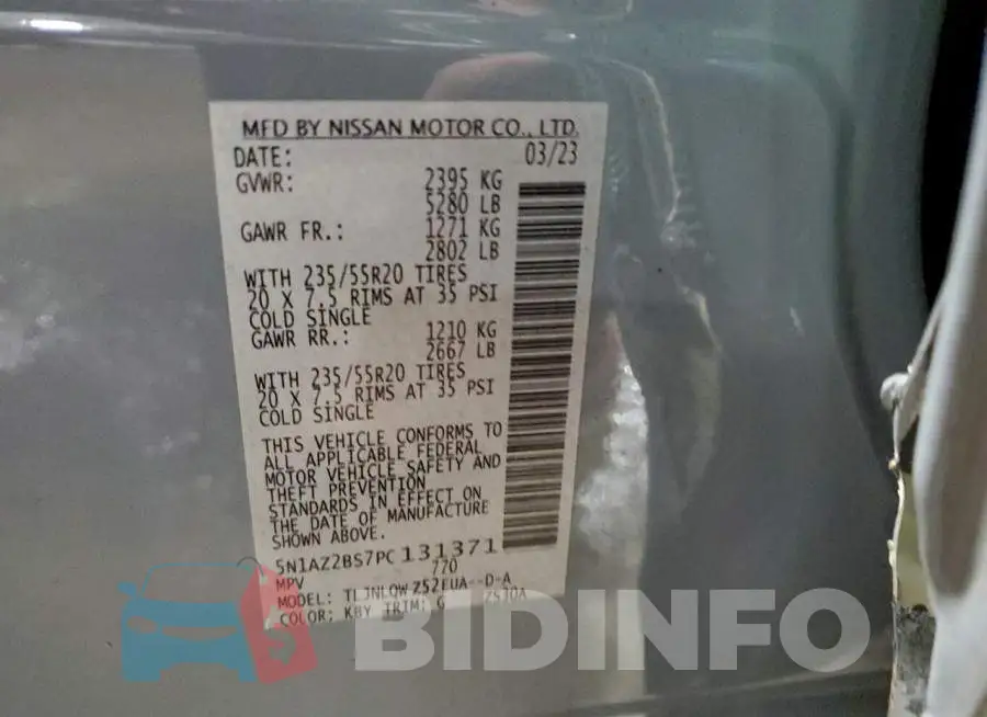 5N1AZ2BS7PC131371 Photo# 14