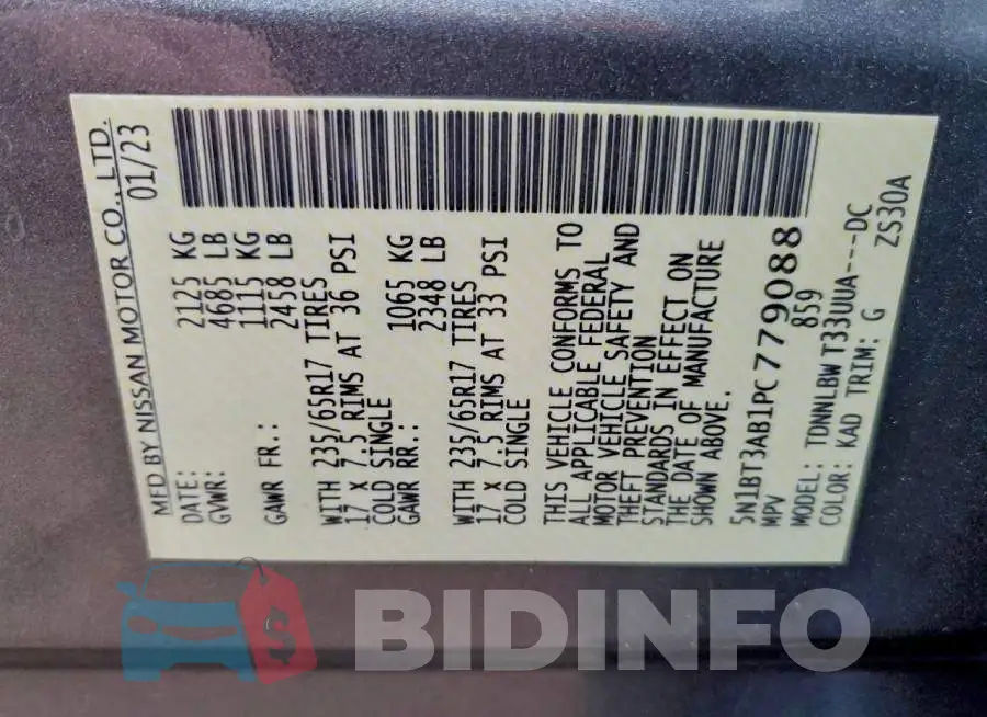 5N1BT3AB1PC779088 Photo# 13