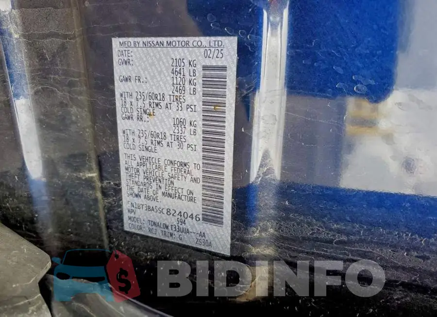 5N1BT3BA5SC824046 Photo# 13