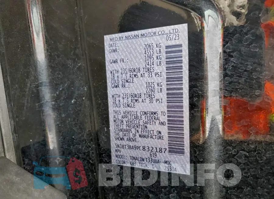 5N1BT3BA9PC832187 Photo# 13