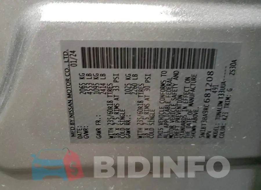 5N1BT3BA9RC681208 Photo# 13
