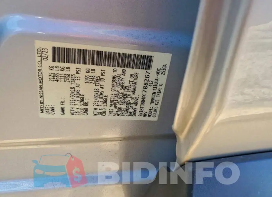 5N1BT3BB4PC788267 Photo# 13