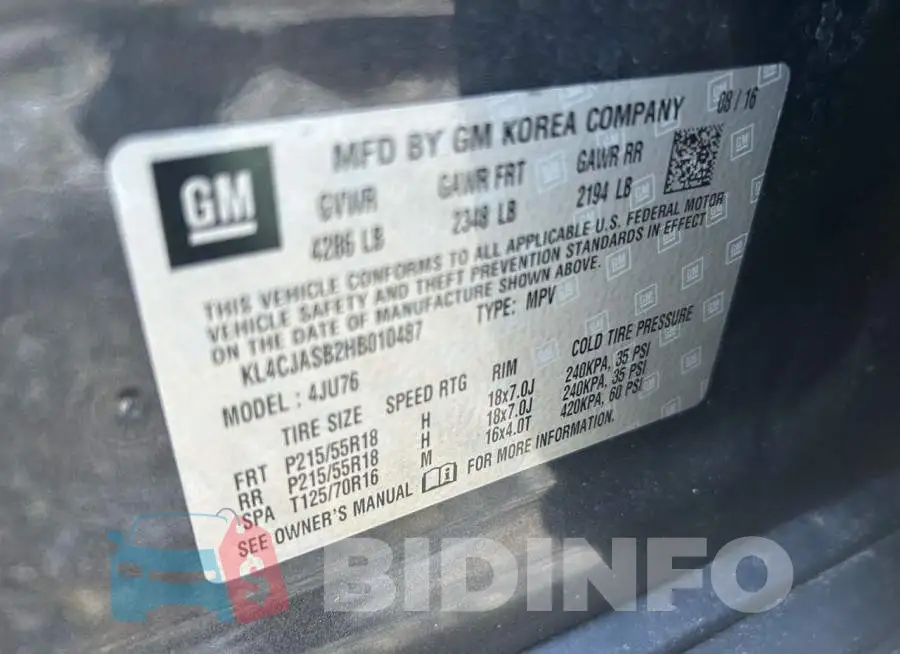 KL4CJASB2HB010487 Photo# 10