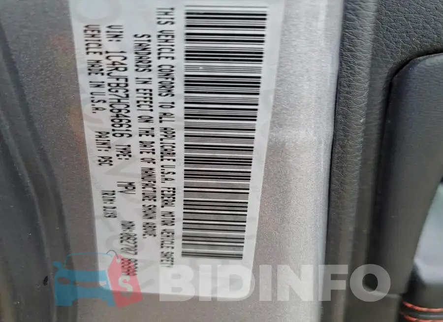 1C4RJFBG7HC646616 Photo# 14