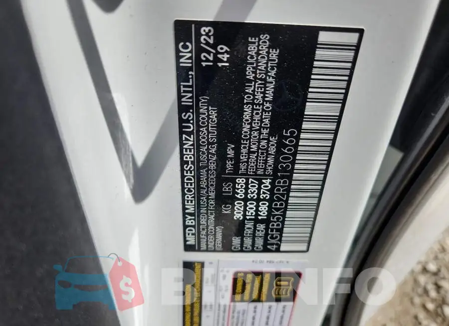 4JGFB5KB2RB130665 Photo# 13