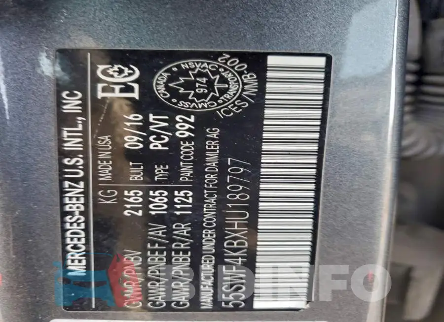 55SWF4KBXHU189797 Photo# 13