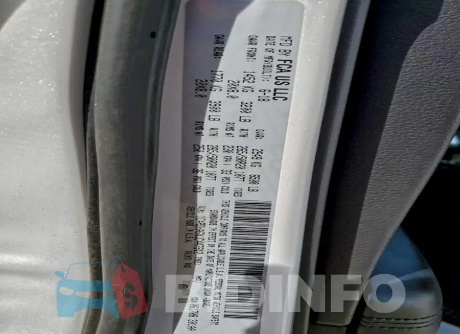 1C4RDHAGXJC447912 Photo# 12